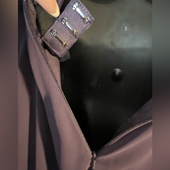 Davids Bridal whimsigoth fairy prom Elegant eggplant purple wedding Dress Sz 18 - Picture 8 of 14